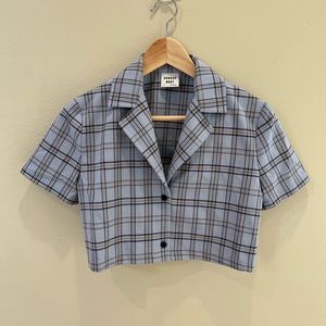 Sunday Best Tuesday Button Up, XS, Light Blue